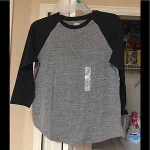 NWOT old navy baseball raglan